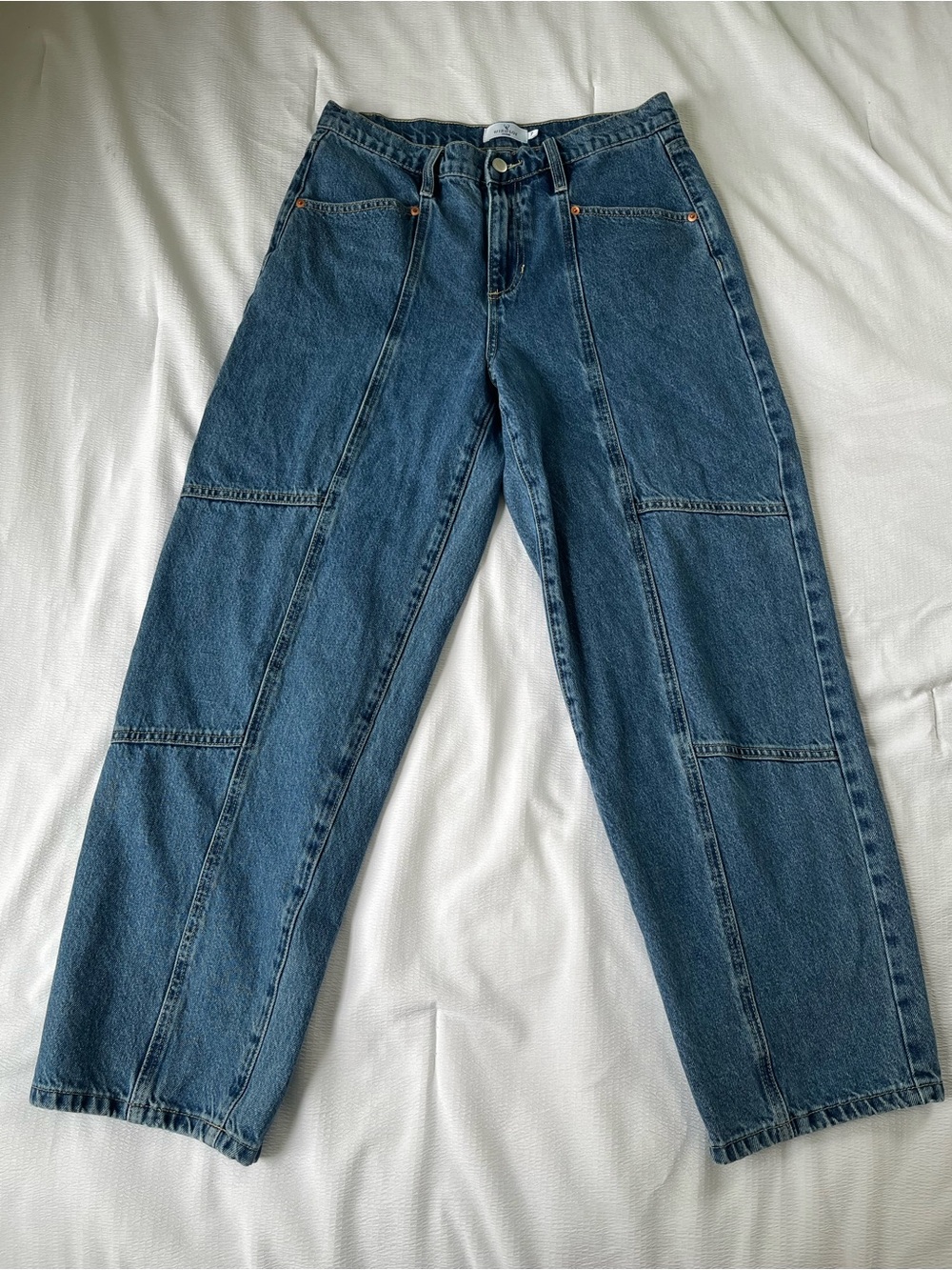 Windsor Straight Leg Jeans in Dark Blue Wash
